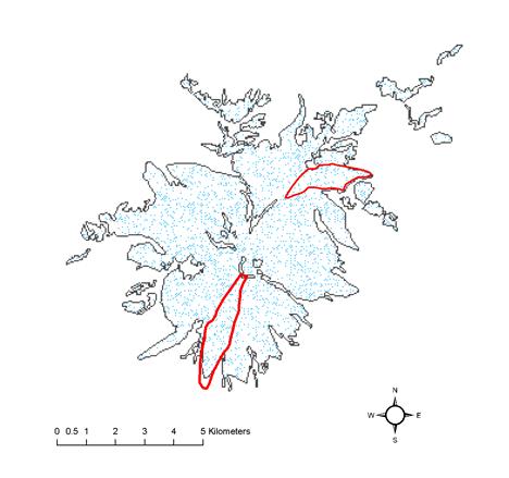 the 1990 to 2004 period, the average annual mass balance of the Rainbow glacier was -0.43 m w.eq. (Pelto, http://www.nichols.edu/departments/glacier/bn2004.xls).