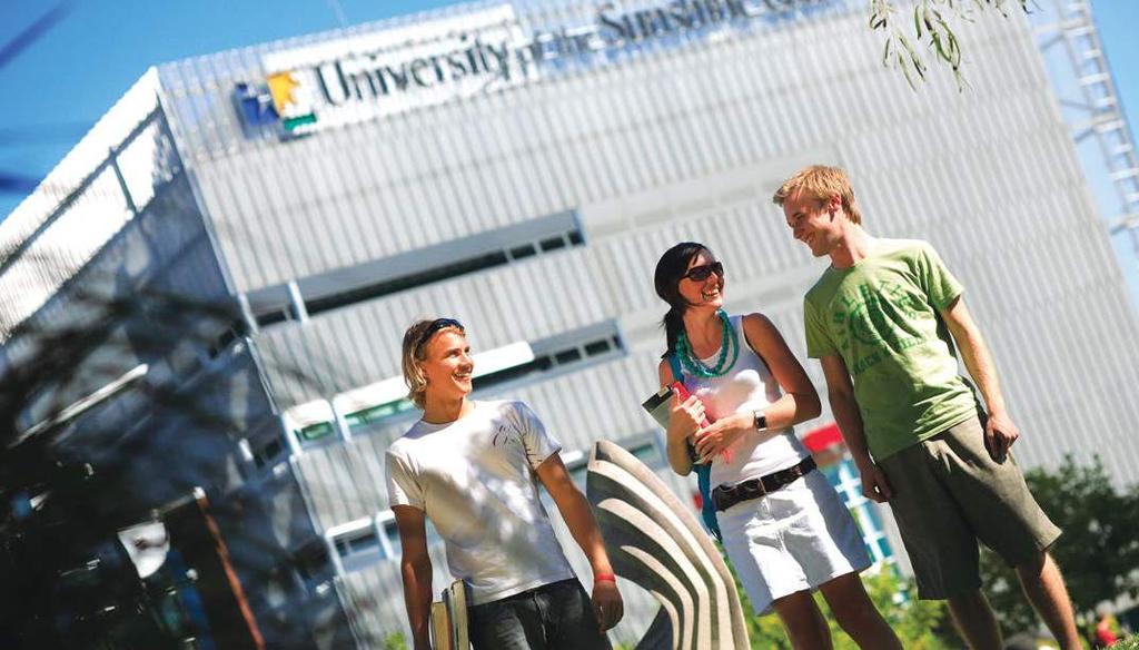 UNIVERSITY OF THE SUNSHINE COAST The University of the Sunshine Coast is a unique and successful regional institution, established on a greenfield site at Sippy Downs 20 years ago to support the