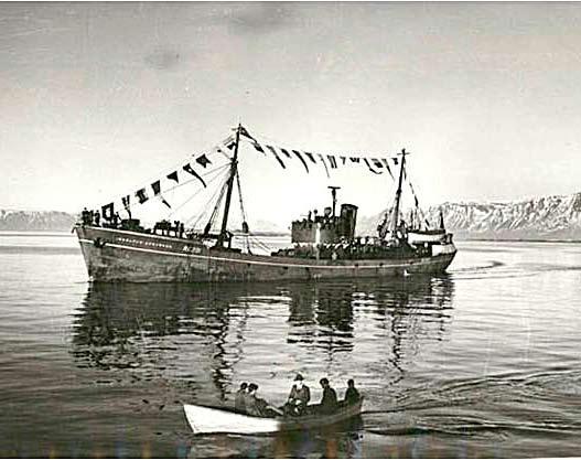 16 Ingólfur Arnarson RE 201 kemur til landsins þann 17. febrúar 1947.