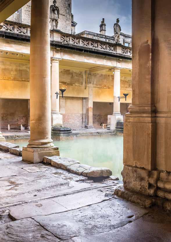 The finest Roman religious spa in northern Europe lies beneath your feet in the centre of Bath.