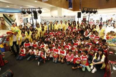 and Kuantan, Pahang 160 volunteers from the malls and the Manager 37