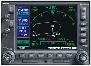 Navigation Source: GPS, VLOC, or GPS-PTK OBS Key Flight Plan Key Message Key Function and Page Number Large Knob Small Knob (Cursor - Press to activate) Procedure Key Figure 1 400W Series Control and