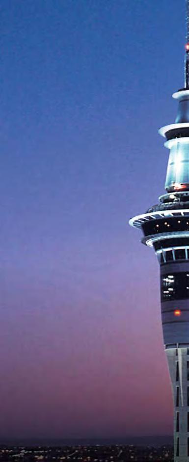 SKY Tower - facts 328m tall - tallest free standing structure in Southern Hemisphere Consists of