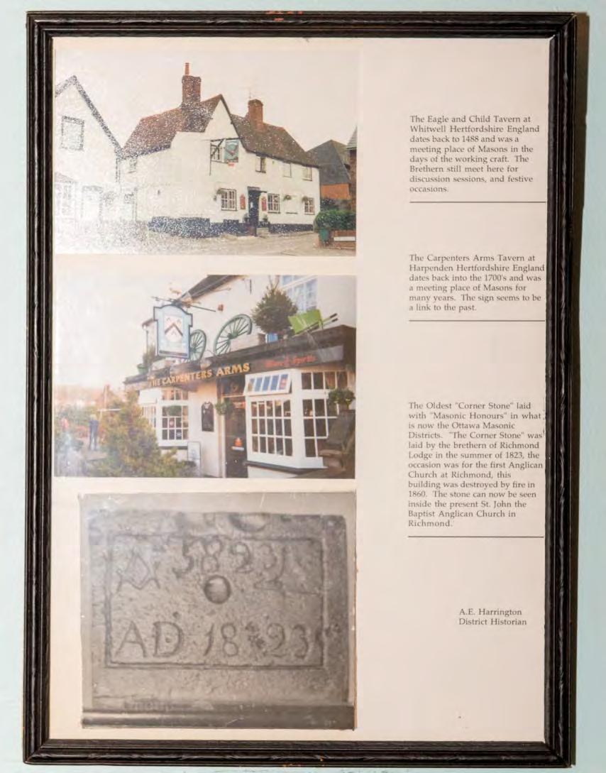 Early Masonic History in England Eagle and Child Tavern in Whitwell, Hertfordshire, England and was meeting place of masons or the working craft. It dates back to 1488.