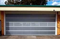 added to create a garage door ideal for areas requiring ventilation and/or security.
