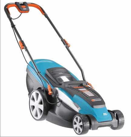PowerMax 36 A Li PowerMax 36 A Li NEW 2010 Powerful Lithium Ion powered cordless 36cm rotary lawnmower, features versatile 3 in 1 cutting system and large rear wheels.