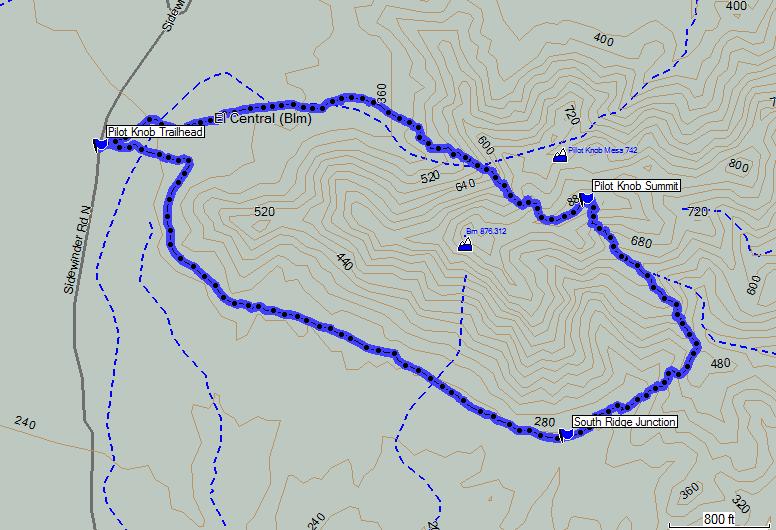 Ridge Summit Trails 3-D Image (orientation from