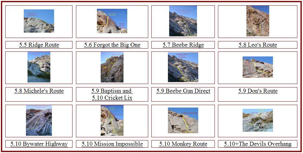 A Hiking Guide to Trails in the Yuma Area 88 A Peek at Several Favorite Climbs in the Tinajas Altas Area (Barry M. Goldwater Range) For driving directions, refer to Tinajas Altas Peak (page 11).
