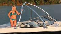 Get weather protection and additional storage with the Cargo Rack Bimini.