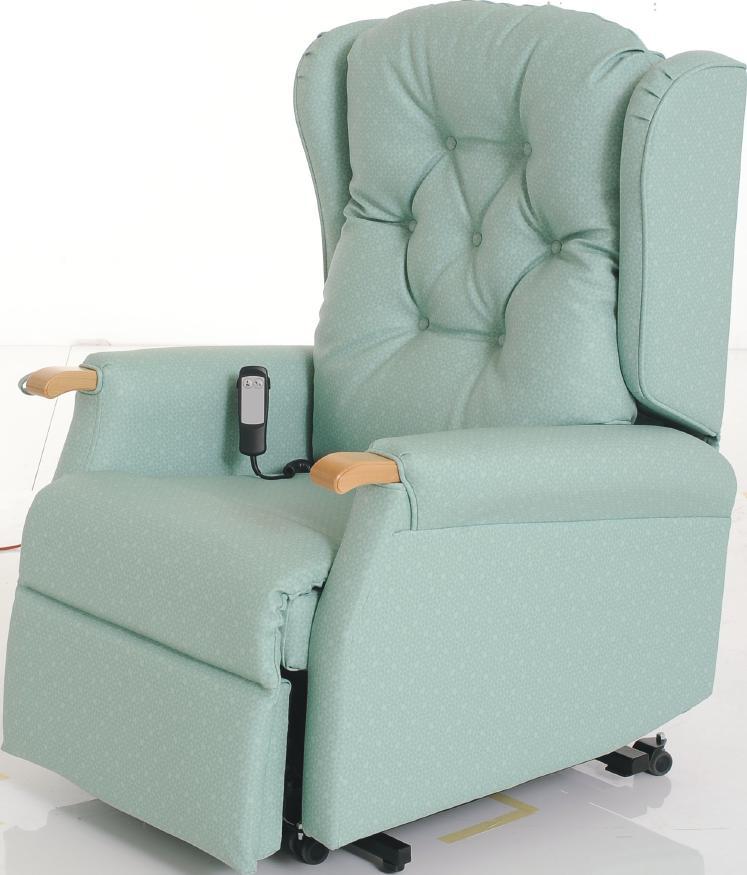 52 Chairs FRANCESCA HOSPITAL/COMMUNITY CHAIR An electronically powered chair providing recliner and riser functions with integral Transflo High/Very High Risk barrier cushion or Transvisco High/Very