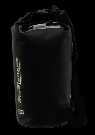 5cm / 23in Note: All dimensions quoted are for sealed bags after rolling neck over fastener 4 times 20 ltr (M) Dry Tube Bag The classic mid-size bag, good for longer