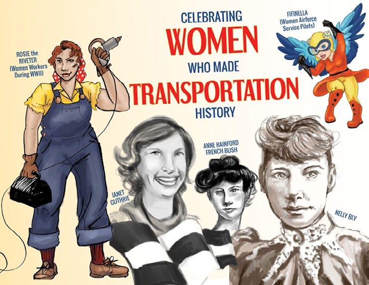 KDOT Blog Kansas Transportation Wednesday, March 28 Celebrating women who made transportation history Several women have made notable transportation achievements and are highlighted below as March