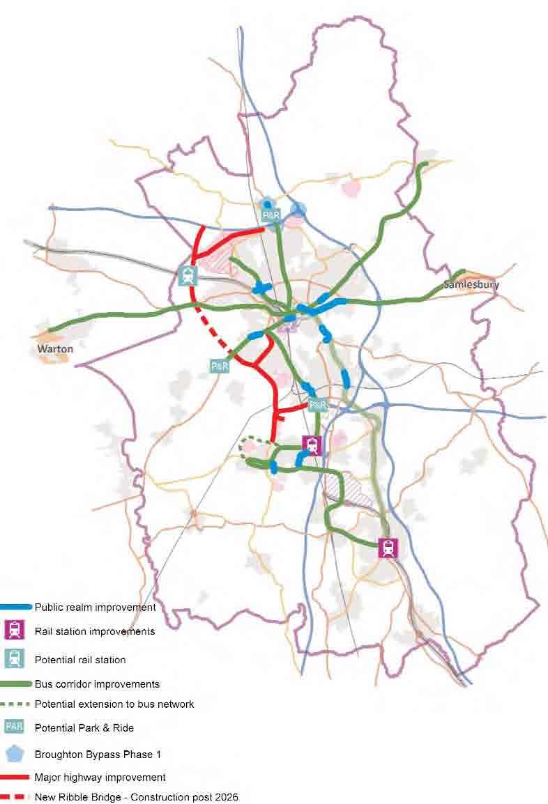 An Integrated Transport Vision We have a vision for highways and transport in Central Lancashire that: ~Accepts that we have no choice but to create new highway capacity to support new development