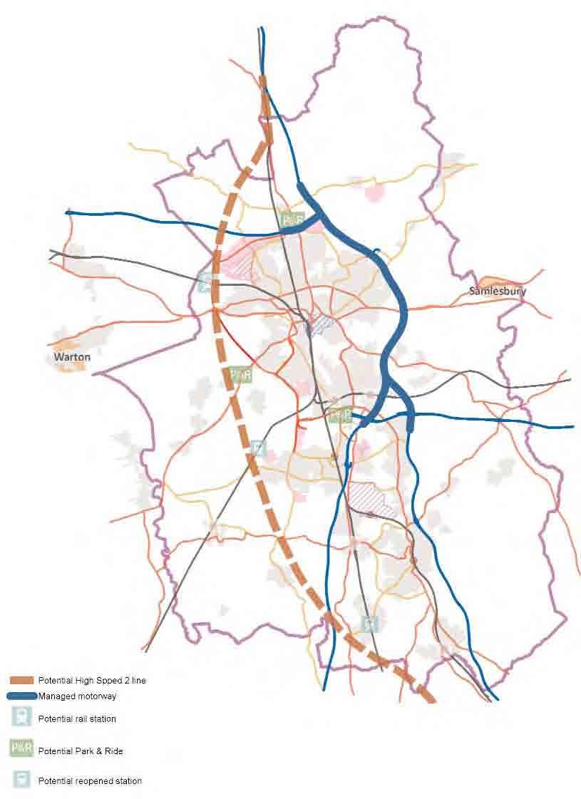Beyond 2026 ~ A Plan That Allows For Growth This plan is designed for the long term and therefore we have given consideration to how the highway and transport network could develop beyond 2026.