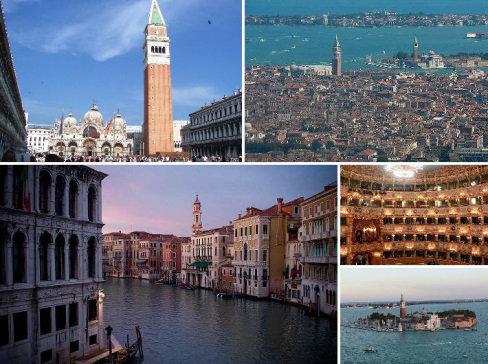 Venice Venice is a city in northeastern Italy sited on a group of 118 small islands separated by canals and linked by bridges.
