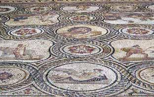 Museum of Popular Arts, Seville Reales Alcazares, Seville Roman mosaic floor from the Palace of the Countess of Lebrija house-palace in Europe owing to its collection of Roman mosaics which pave