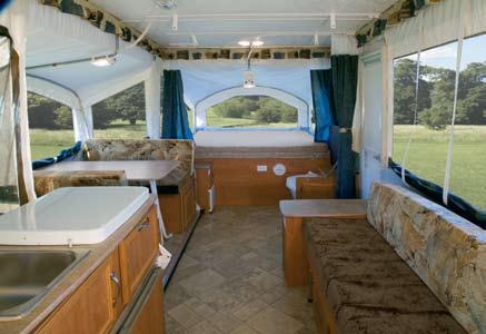 2010 Classic Coachmen Clipper Roomy interior space and large king size bunks make the Classic Slide-Out models ideally suited for family camping. Let the kids bring their friends along.