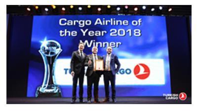 Recent Awards 2017 Turkish Cargo Awards: Air Cargo Carrier of the Year (Gana Shippers Awards)