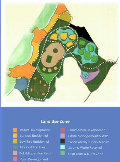 Special Economic Zone (SEZ) Cape Kelayang Total Area : 324.