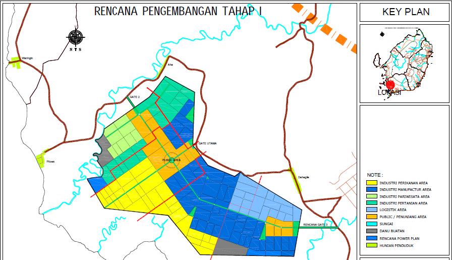 Projection of Labour : 30,000 people : Area development IDR 6.8 trillion Estimated to attract IDR 30.