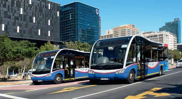SECTION 4 > TRANSPORT IN THE CENTRAL CITY TRANSPORT With a vision to streamline the potential for both development and urbanisation, in 2017 the City of Cape Town launched the Transport and Urban