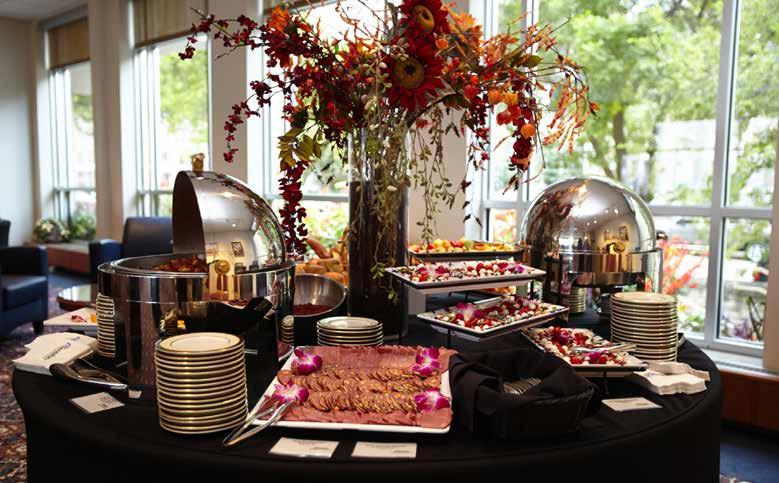CATERING A critical aspect of planning any gathering is the menu.