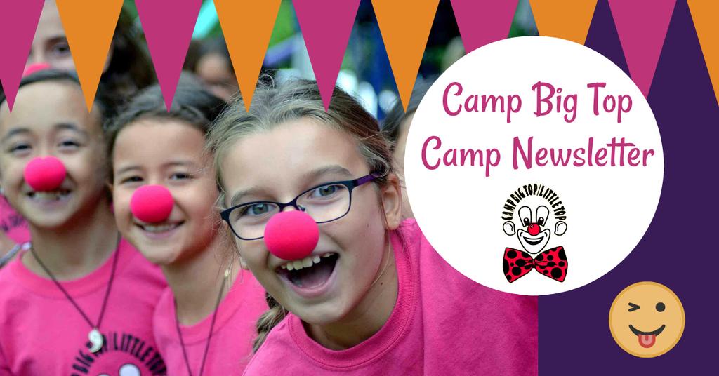 This Week at Camp RELAY RESULTS Red Nose Relay Everyone nose that Thursday afternoon was the Red Nose Relay at Camp Big Top/Little Top. Who nose who won; it was snot close.