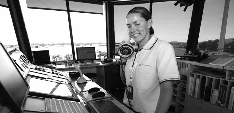 02 Review of operations Air traffic controller, Sally Drury at Rockhampton tower The program has delivered a range of improvements and initiatives, including: the implementation of a new career model