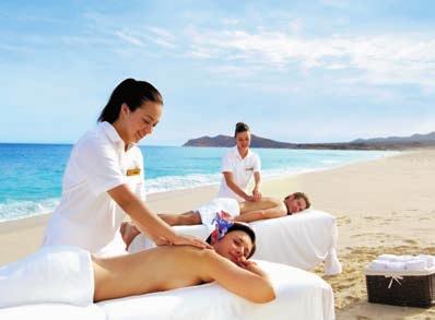 private Vichy and Swiss showers and other refreshing body and soul indulgences. Treat yourself to a private beach cabana massage.