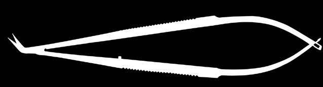 http:///instrumentation/scissors/ 7007-414 60 angled blades, 4 1/2" (11.5 cm) 7007-548 V-neck, 125 angled blades, 6 1/8" (15.