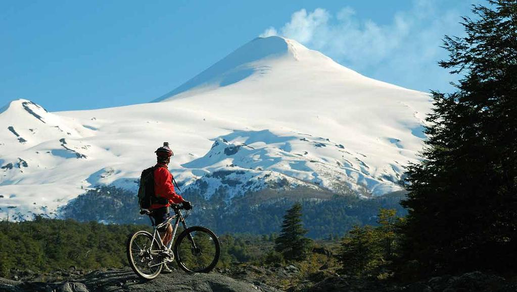 CERDUO MOUNTAIN BIKING Duration : Half a day. Season : All year (subject to weather conditions in winter) Difficulty : Medium. We start the tour in the lower Cerduo, just 15 minutes out of Pucon city.