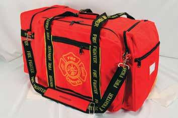 front closure BK200 BK201 Fire Fighter Gear Bag with Carrying Strap Fire Fighter Gear Bag with Wheels JUMBO GEAR BAG BK201 There is plenty of room in this one.
