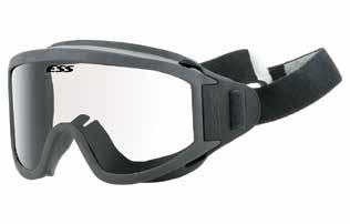 Frame made from high heat-resistant materials Full-perimeter ventilation and filtration system Lenses feature ESS ClearZone anti-fog and anti-scratch lens coating Lenses provide 100 UVA/UVB