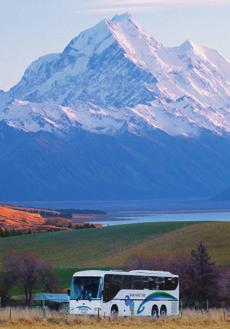 Fully escorted coach tour visiting iconic attractions combined with a 14 night ocean cruise 25 Day New Zealand Vista by Coach & Cruise Tour code: CSGP25 GUARANTEED departure 2019 Mar 19 ALL INCLUSIVE