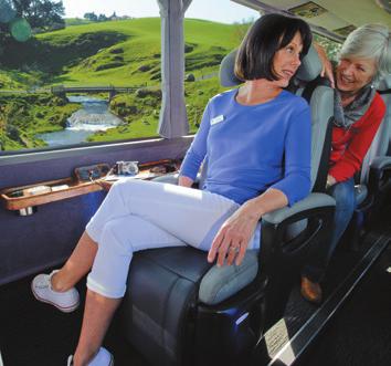 New Zealand coach holiday specialists Professional crew Modern coaches MODERN COACHES Sit back and relax on a modern, 48 seater coach featuring panoramic windows, air conditioning, reclining cloth