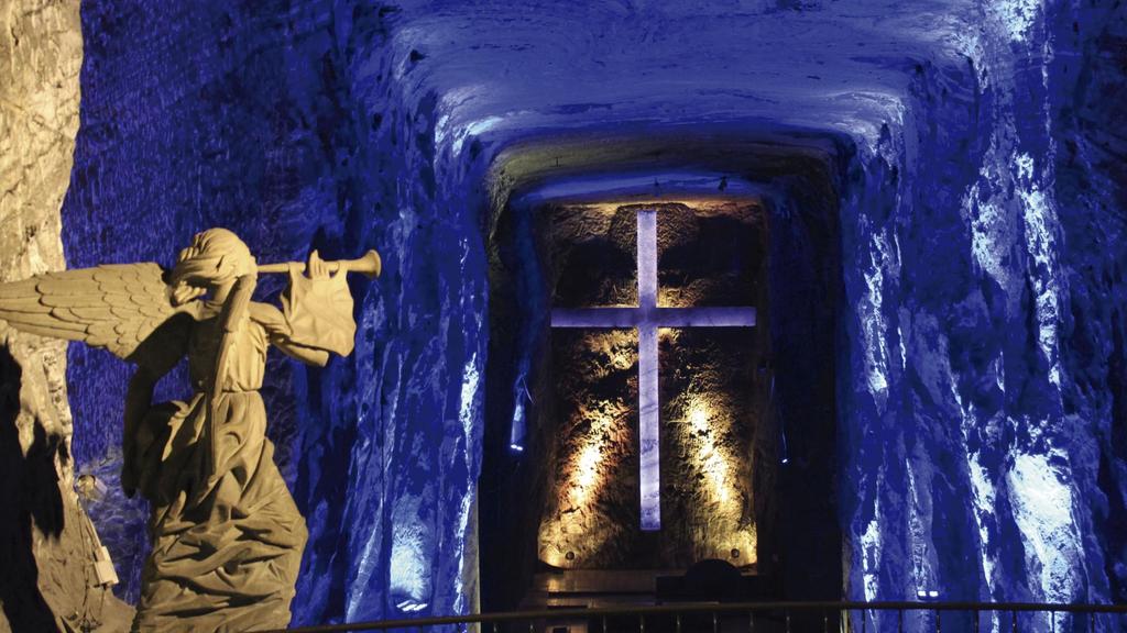 Salt Cathedral of Zipaquira Zipaquirá is the former center of salt production of the Muisca Indians.
