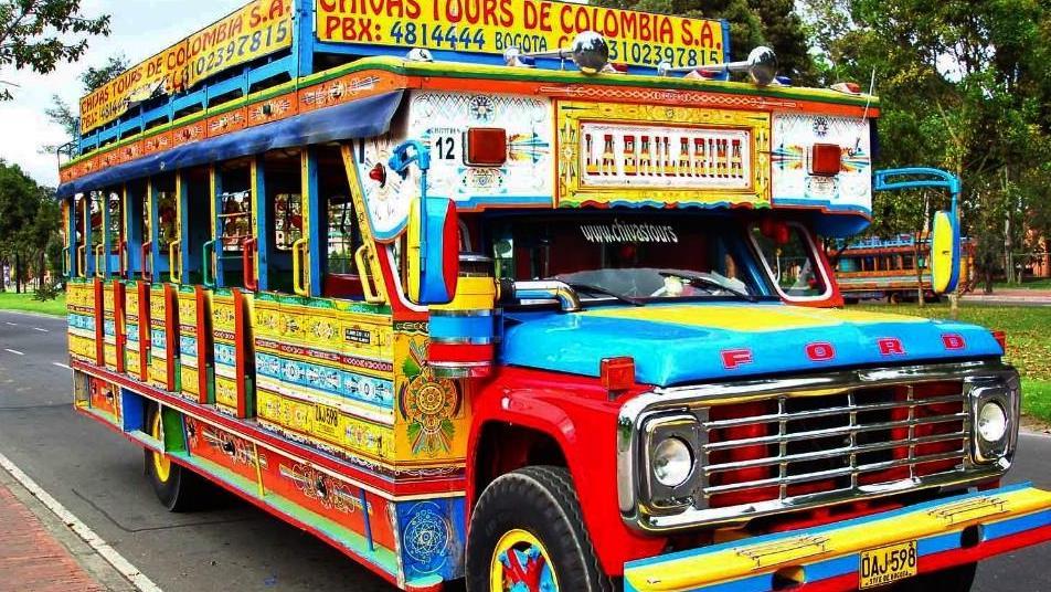 Party in a Chiva Once an rural transport alternative for people in the country side, the chiva is