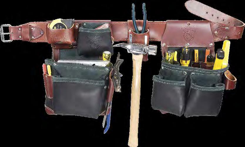All Leather Tool Belt Systems B5625 - Green Building Framer Set The best of both worlds!