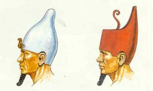 Kings unify egypt The king of Lower Egypt wore a red crown to
