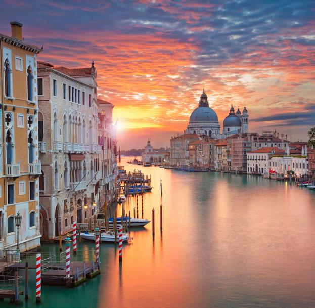 TOUR HIGHLIGHT VENICE, ITALY Tour Itinerary Day 1, Sunday, 8 SEPT Today you will depart Australia, flying overnight to Rome with Emirates, via Dubai. Day 2, Monday, 9 SEPT Ciao Italy!