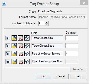 4.2.5 Uređivanje oznaka - engl. Tag Editing U "Project Setup" izborniku je moguće i mijenjati format oznaka komponenti.
