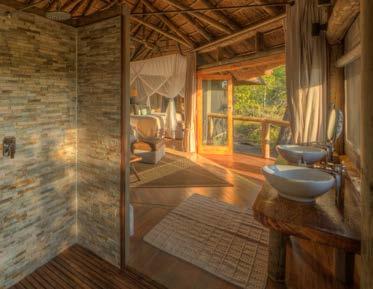 Accommodating a maximum of 24 guests, Camp Moremi ensures exclusivity and privacy in a tranquil environment.