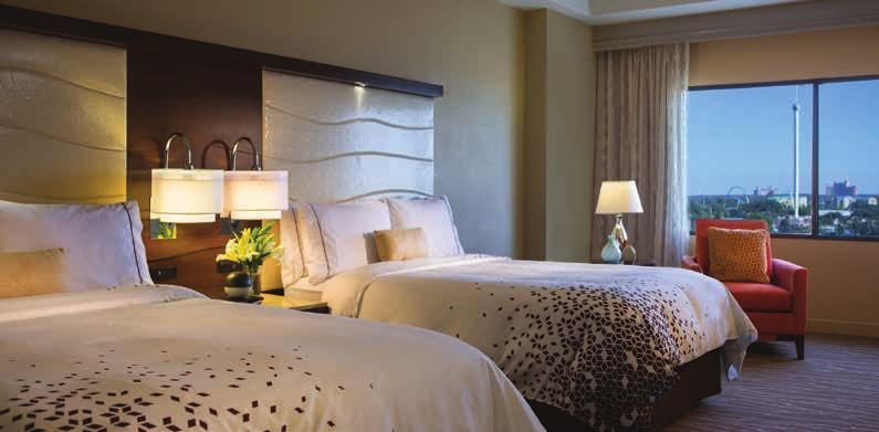 DISCOVER SOMETHING WONDERFULLY NEW 781 Elegant, oversized guestrooms and suites, some of the largest in Orlando, include all the amenities to make you feel at home.