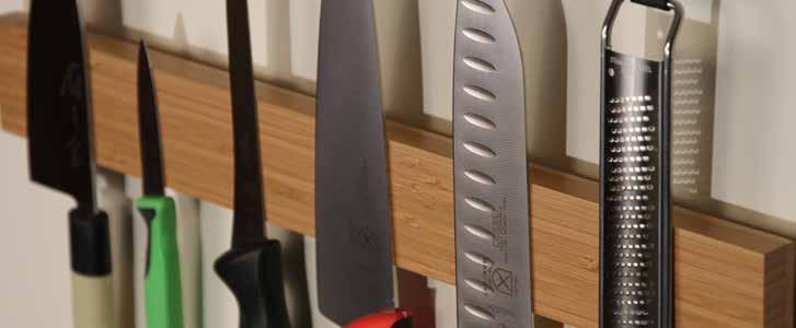 Magnetic Who Knife Bars knew cutlery storage could look so good. The attractive bars make any kitchen look better, coupled with excellent functionality.