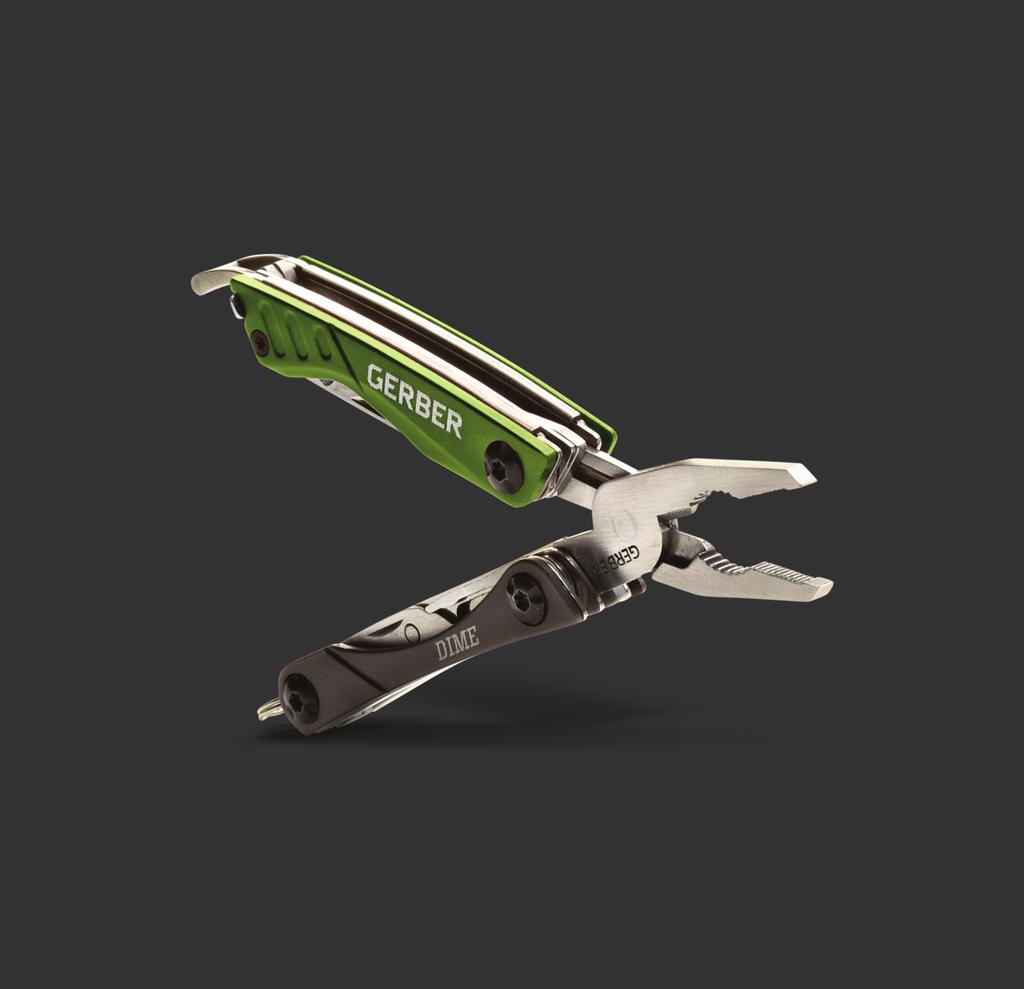 DIMETM [Green] We took the standard keychain multi-tool and made it better.