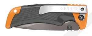 BEAR GRYLLS; SCOUT Clip Folding Knife 7Cr17MoV SS Blade, Glass Bead Finish Dual Thumbstuds Hard Nylon Substrate Lock Back Mechanism Lanyard Hole Retailer: Co-Brand, Every Day Use End Consumer: The