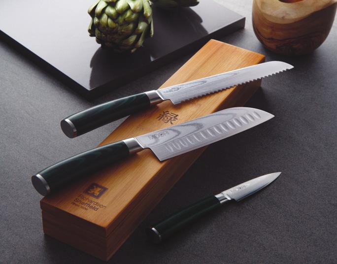 KNIVES to Stephensons Expertly crafted from 67 layers of Japanese VG-10 Damascus steel The G in VG-10 stands for gold and in Japan represents one of the finest grades of stainless steel Meticulously