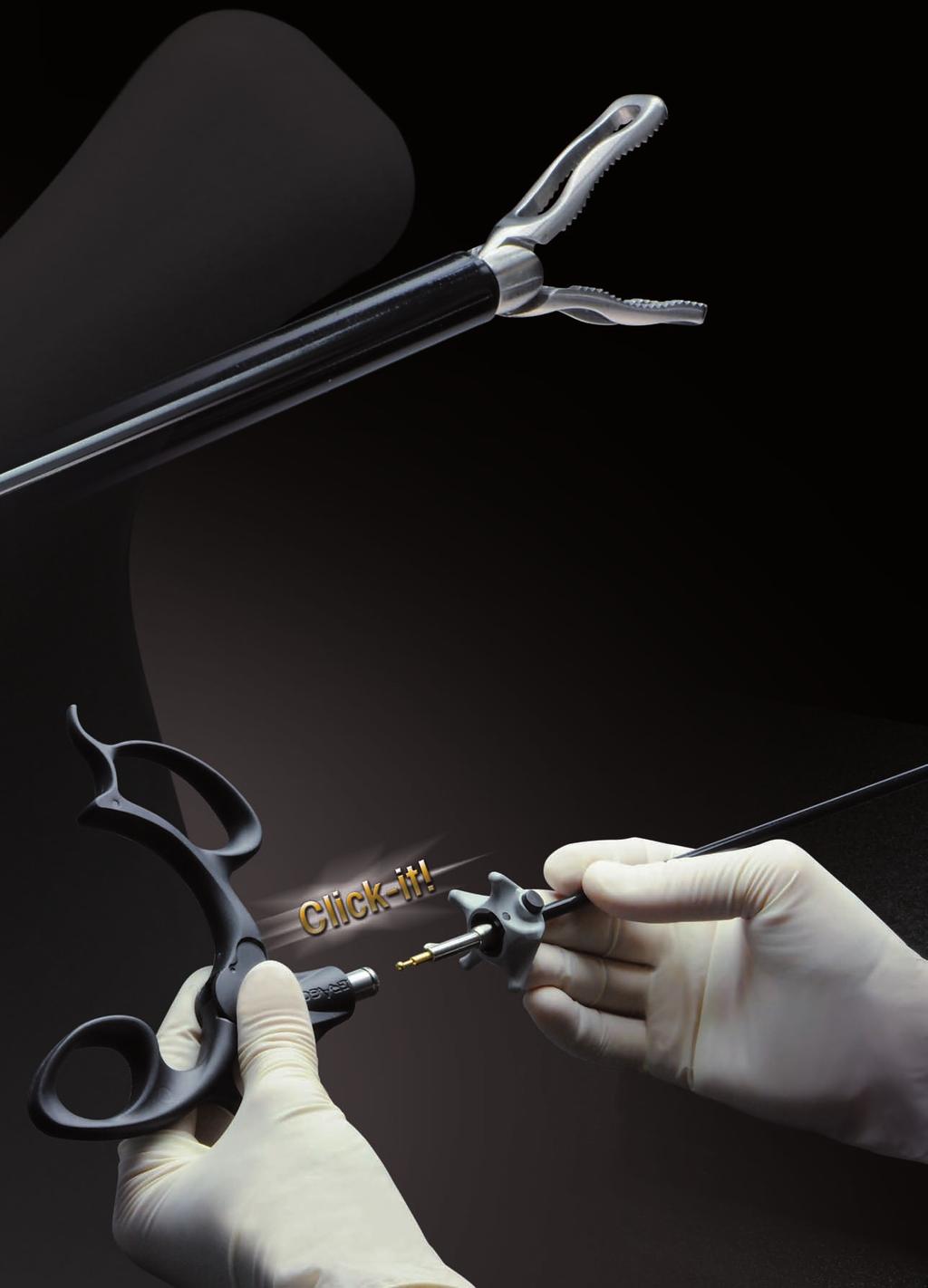 Laparoscopy Our generation is based on our proven and safe mechanical system with non-protruding articulated parts for connecting the jaw insert and sheath.