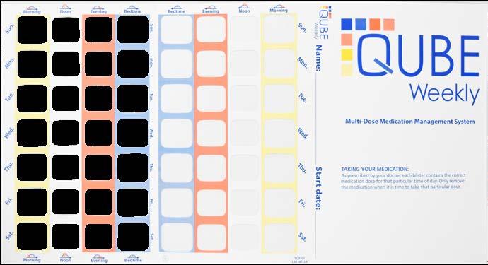 QUBE cards are an effective tool in helping patients improve medication adherence, which leads to improved health