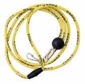 lanyard attaches to Fox 40 breakaway lanyard 15 in length J-hook on one end, O-ring on other end PKG WEIGHT: 0.